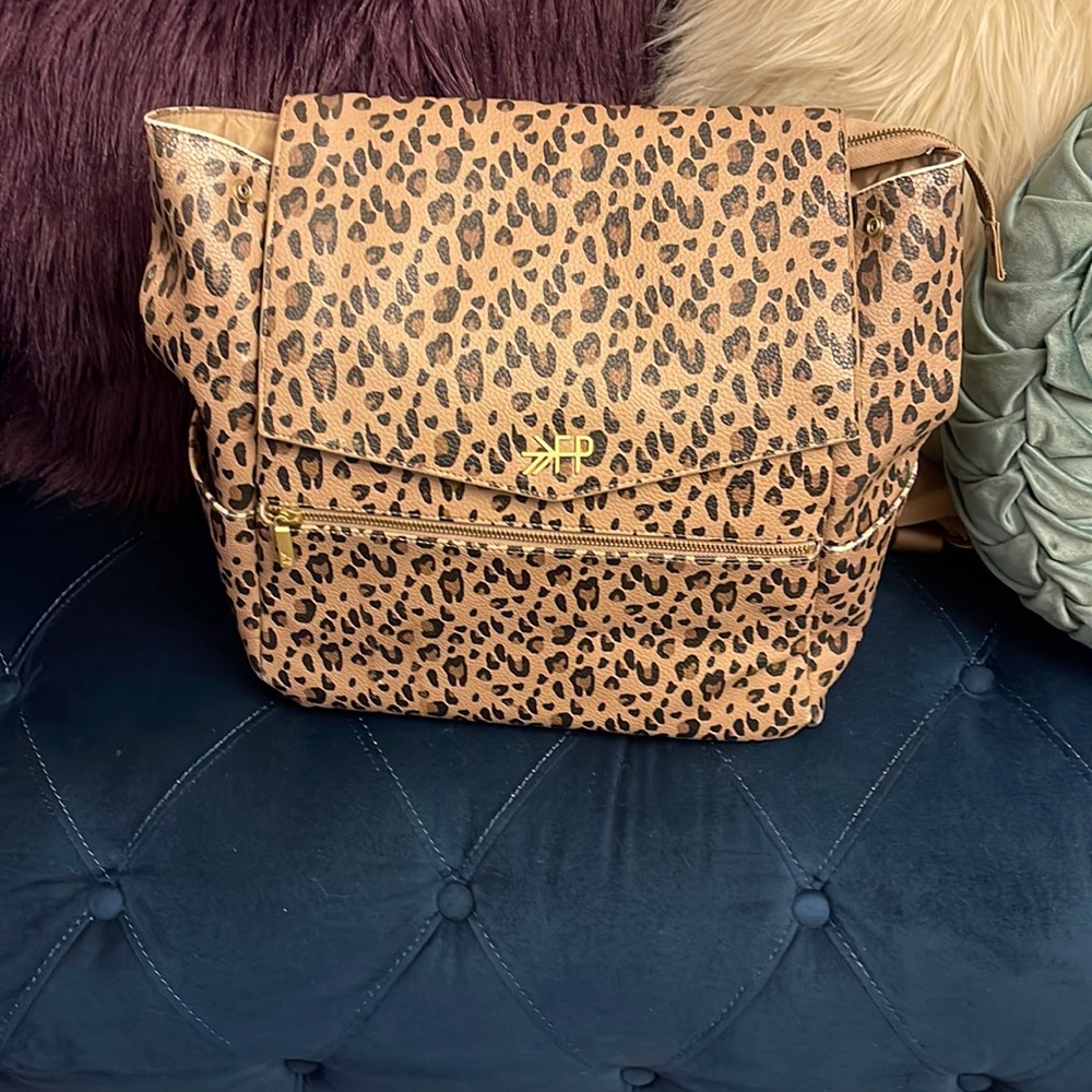 Freshly picked diaper bag.